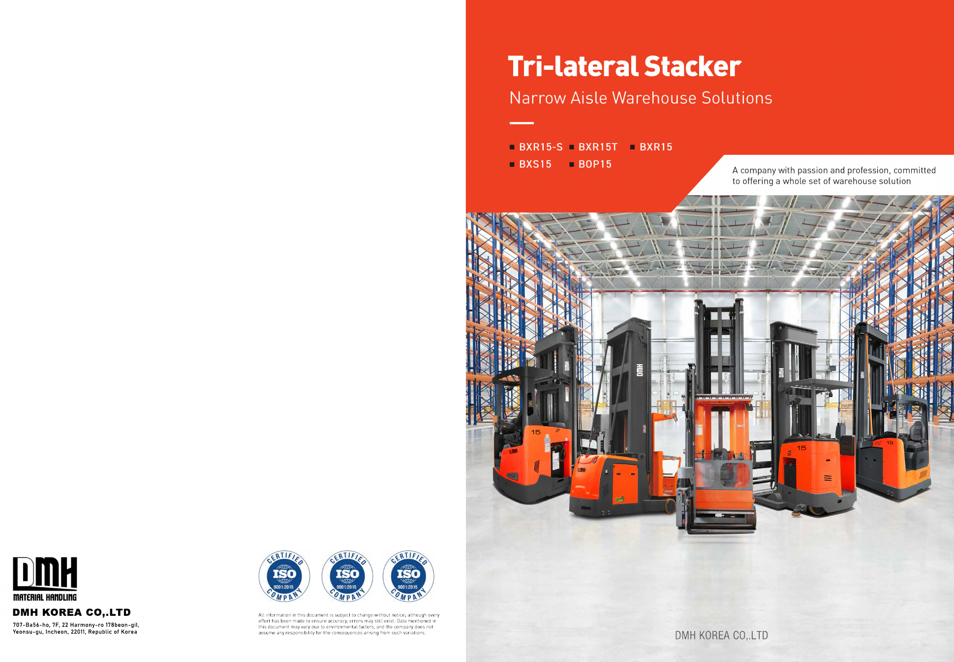 Tri-lateral / 3-Way Forklift